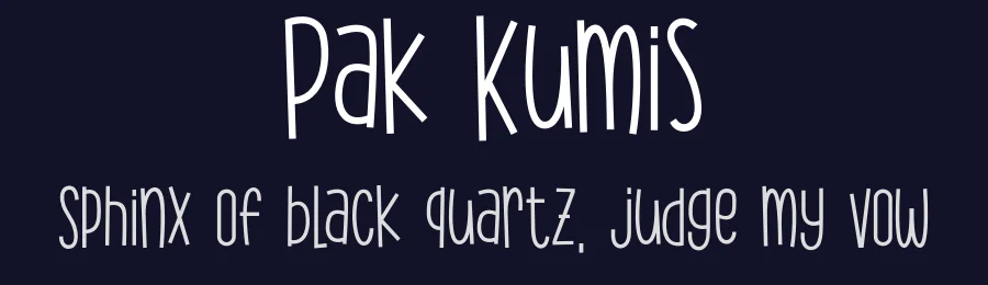 Pak Kumis by Khurasan — Decorative Font — thumbnail 2