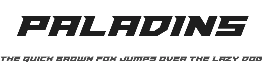 Paladins by Iconian Fonts — Display Font