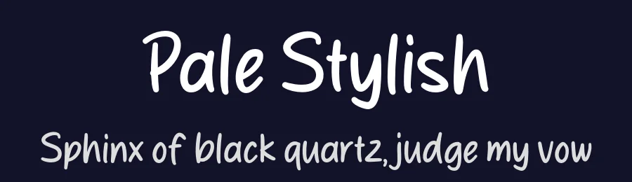 Pale Stylish by MJType — Script Handwritten Font — thumbnail 2