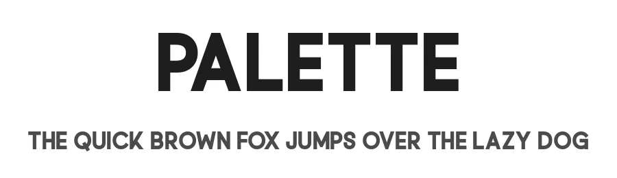 Palette by Nandesign Studio β Sans Serif Font