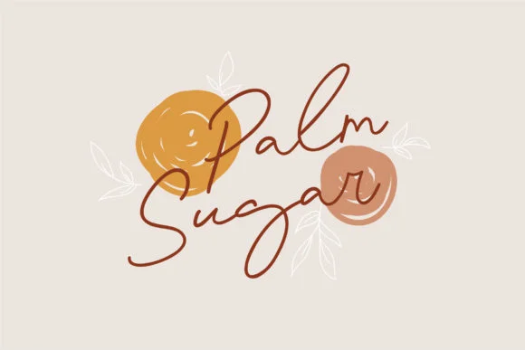 Palm Sugar Font by etigletters — Script Handwritten Font