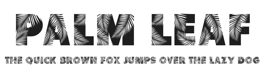 Palm Leaf by 177Studio — Decorative Font