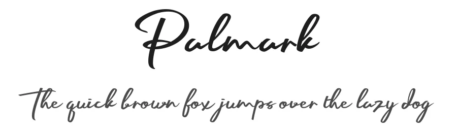 Palmark by tkzgraphic — Script Handwritten Font