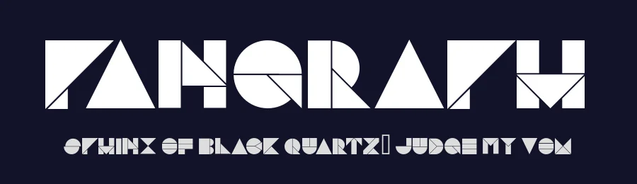 Pangraph by Giacomo Marangon — Display Font — thumbnail 2