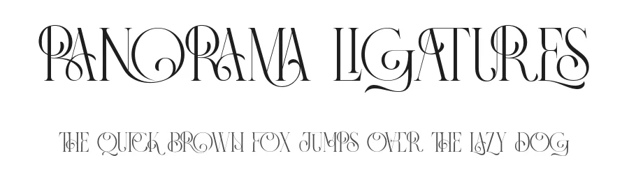 Panorama Ligatures
