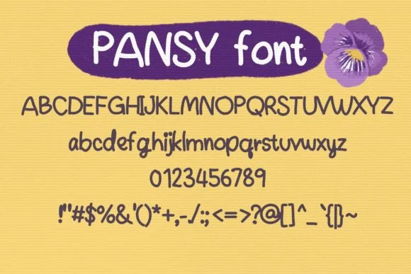 Pansy and Rosemary Duo Font by Geegiedigitalarts — Script Handwritten Font — thumbnail 3
