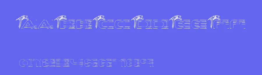 Panther by Isaac K — Decorative Font — thumbnail 3
