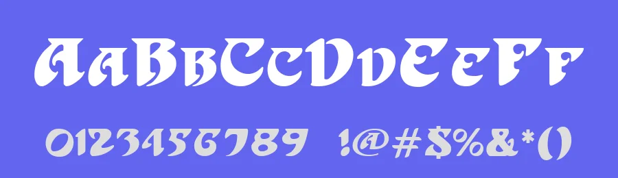 Hoffmann by Richard William Mueller — Decorative Font — thumbnail 3