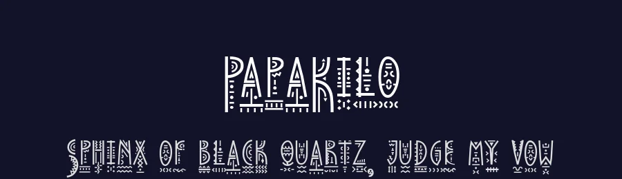 PapaKilo by Emanes Dsign — Decorative Font — thumbnail 2
