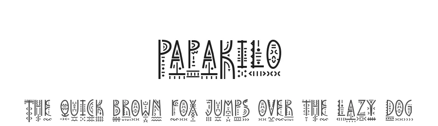 PapaKilo by Emanes Dsign — Decorative Font