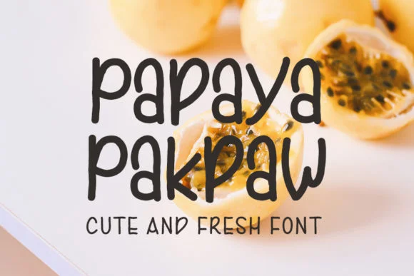 Papaya Pakpaw Font by FL Space — Script Handwritten Font