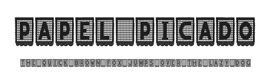 Papel Picado by Grafito Design β Decorative Font
