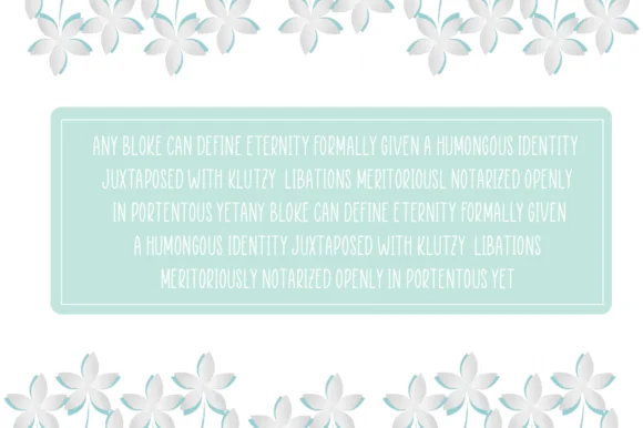 Paper Flowers Font by Manjalistudio — Script Handwritten Font — thumbnail 5