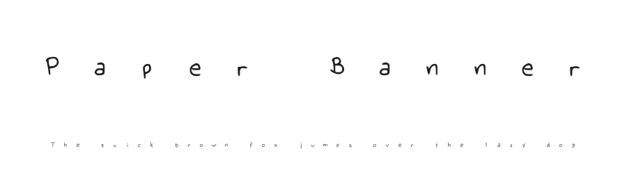 Paper Banner