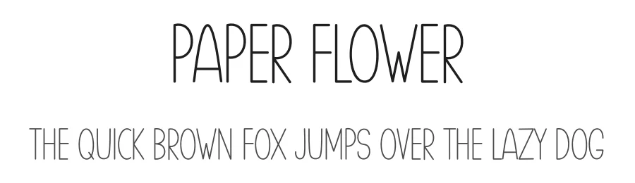 Paper Flower