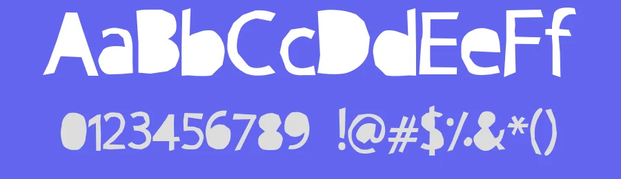 Papercut Cre by Fred Cre — Decorative Font — thumbnail 3