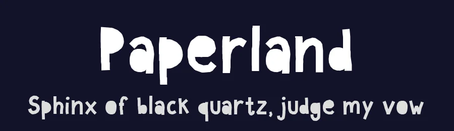 Paperland by Nina — Decorative Font — thumbnail 2