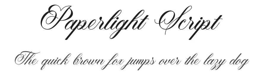 Paperlight Script