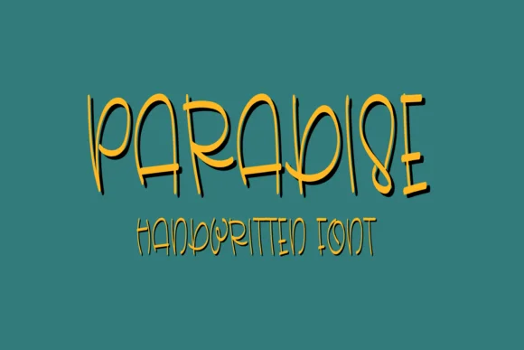 Paradise Font by Creative Zone by Creative Zone — Script Handwritten Font