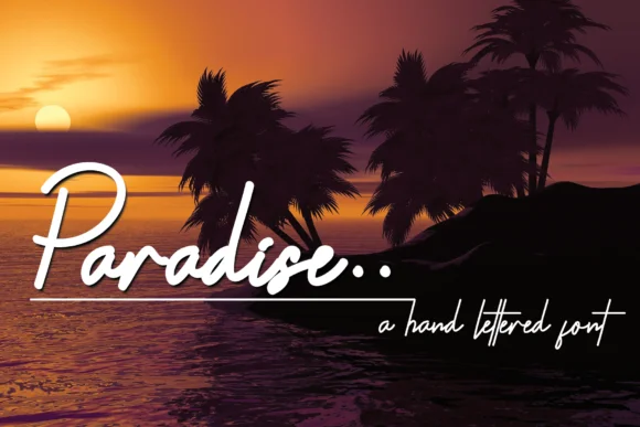 Paradise Font by erik studio by erik studio — Script Handwritten Font