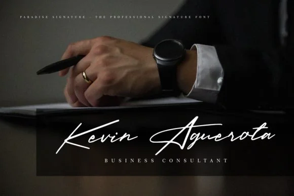 Paradise Signature Font by Graphicfresh — Script Handwritten Font — thumbnail 4