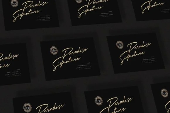 Paradise Signature Font by Graphicfresh — Script Handwritten Font — thumbnail 5