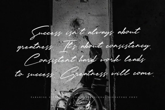 Paradise Signature Font by Graphicfresh — Script Handwritten Font — thumbnail 7