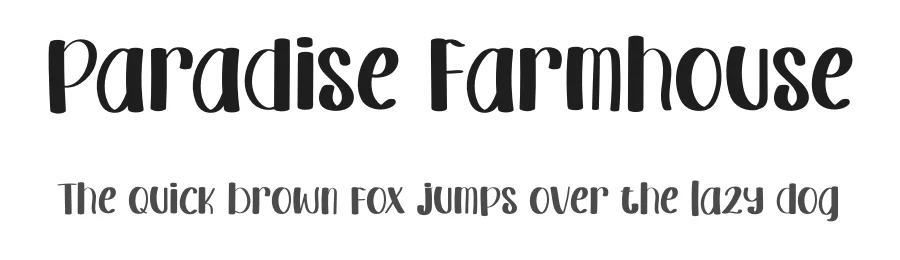 Paradise Farmhouse