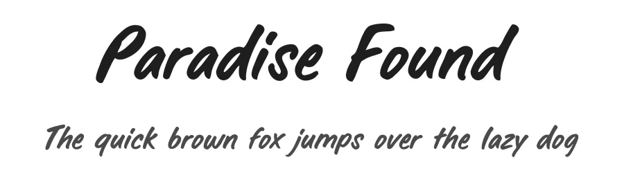 Paradise Found