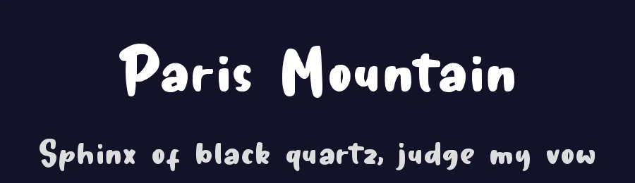Paris Mountain by Sronstudio — Script Handwritten Font — thumbnail 2