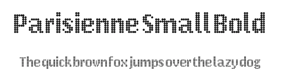 Parisienne Small Bold by Jeffrey Visser β Display Font