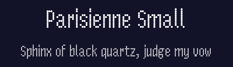 Parisienne Small by Jeffrey Visser — Display Font — thumbnail 2