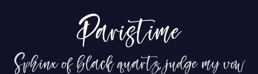Paristime by Perspectype Studio - Letterena.com — Script Handwritten Font — thumbnail 2
