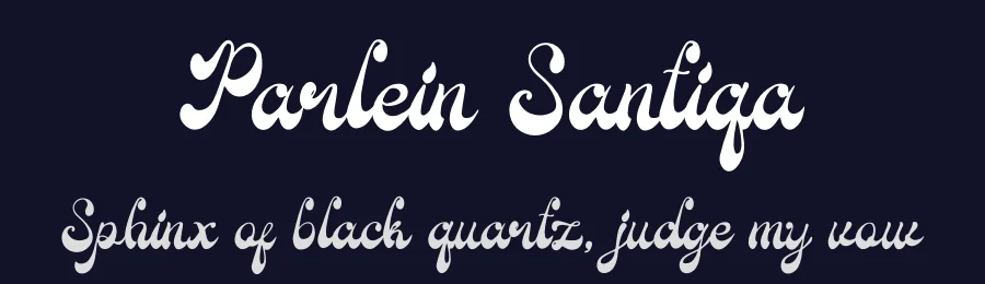 Parlein Santiqa by Denustudios — Script Handwritten Font — thumbnail 2