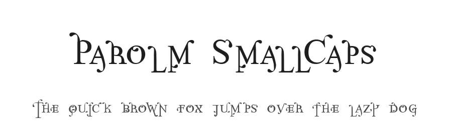 Parolm SmallCaps