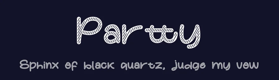 Partty by Jadatype — Decorative Font — thumbnail 2