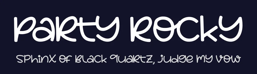 Party Rocky by Perspectype Studio - Letterena.com — Script Handwritten Font — thumbnail 2