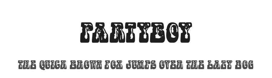 Partyboy by Billy Argel Fonts ® — Decorative Font