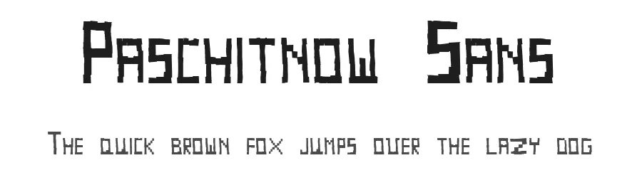 Paschitnow Sans