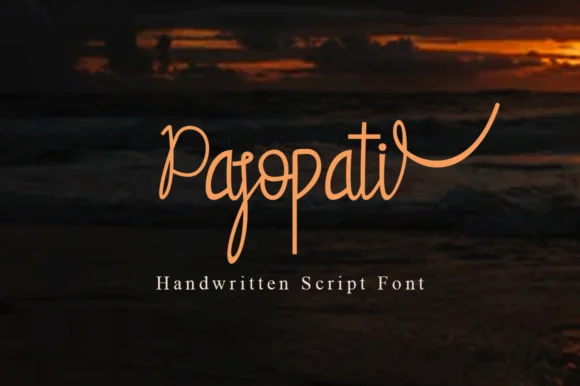 Pasopati Font by Gatra Std — Script Handwritten Font