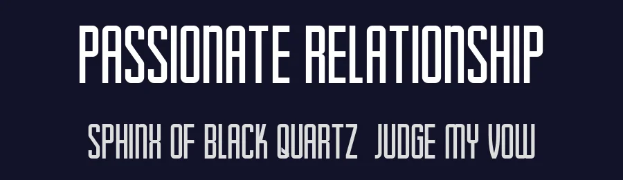 Passionate Relationship by Vladimir Nikolic — Sans Serif Font — thumbnail 2