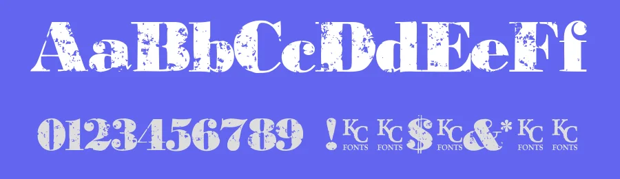 Past Due by KC Fonts — Decorative Font — thumbnail 3