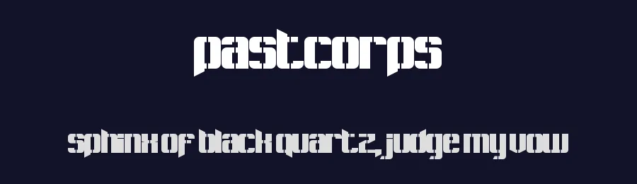 Pastcorps by Chequered Ink — Decorative Font — thumbnail 2