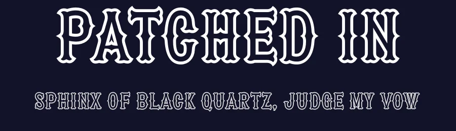 Patched In by Måns Grebäck — Decorative Font — thumbnail 2