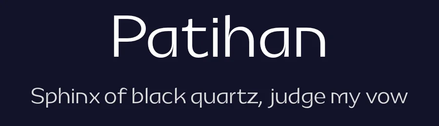 Patihan by Jehoo Creative — Sans Serif Font — thumbnail 2