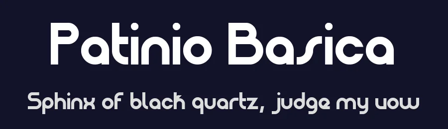 Patinio Basica by Factor Vector — Sans Serif Font — thumbnail 2