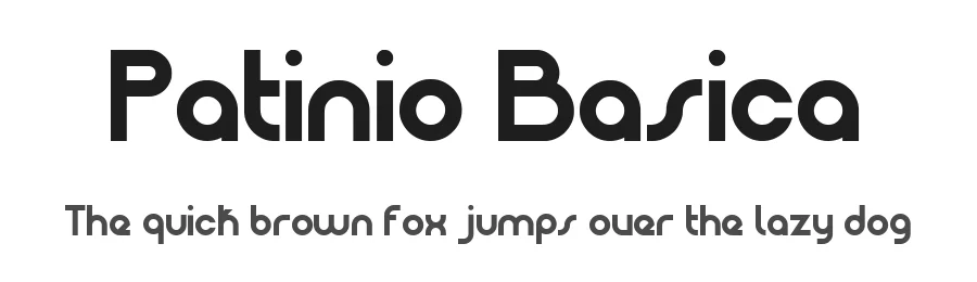 Patinio Basica by Factor Vector — Sans Serif Font