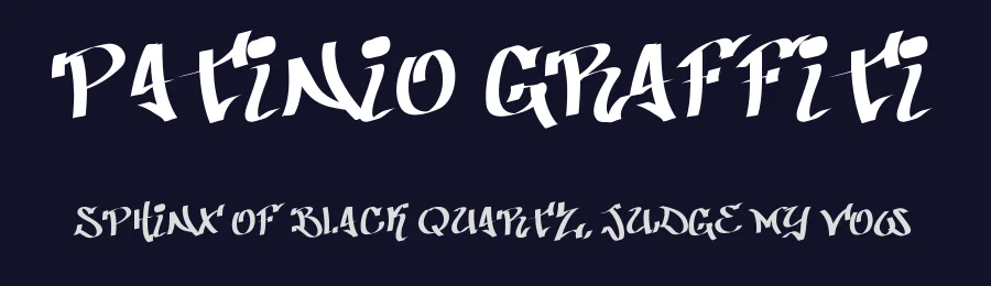 Patinio Graffiti by Factor Vector — Script Handwritten Font — thumbnail 2