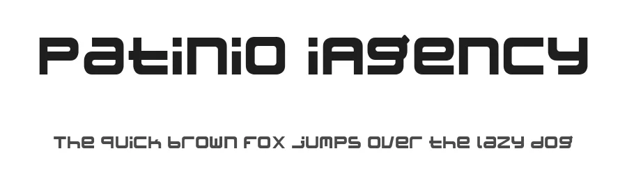 Patinio iAgency by Factor Vector — Display Font