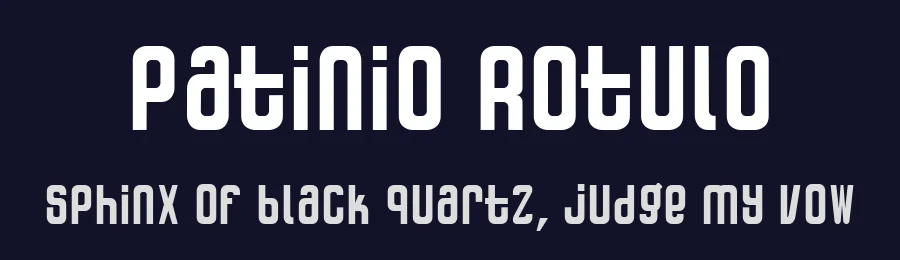 Patinio Rotulo by Factor Vector — Sans Serif Font — thumbnail 2
